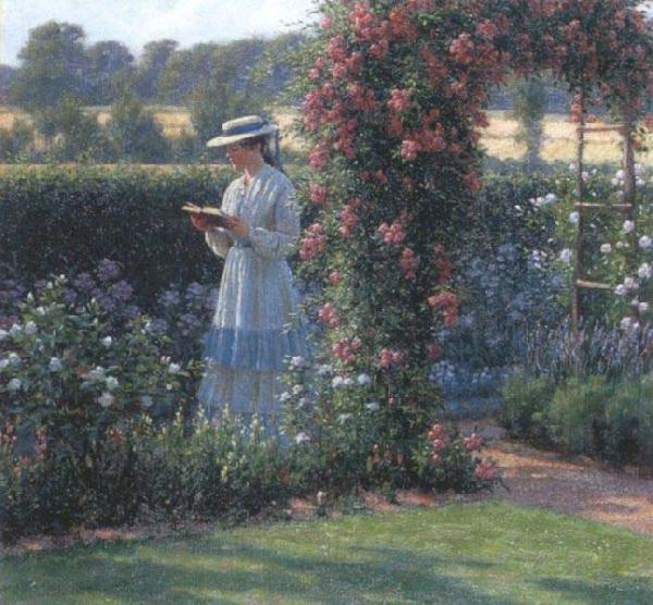 Edmund Blair Leighton Sweet solitude oil painting image